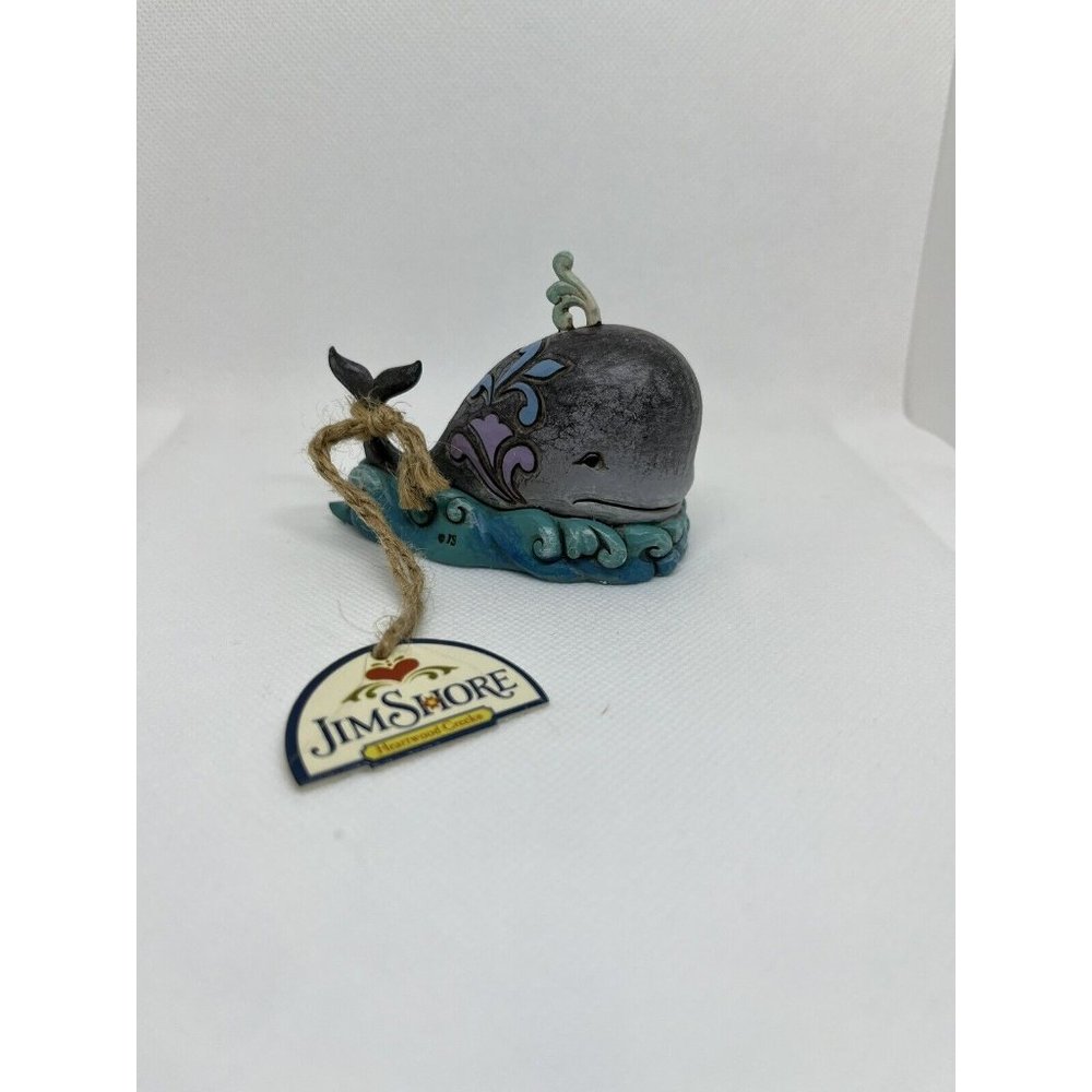 Adorable Jim Shore Heartwood Creek Baby Whale - New with tags 3 inches long.